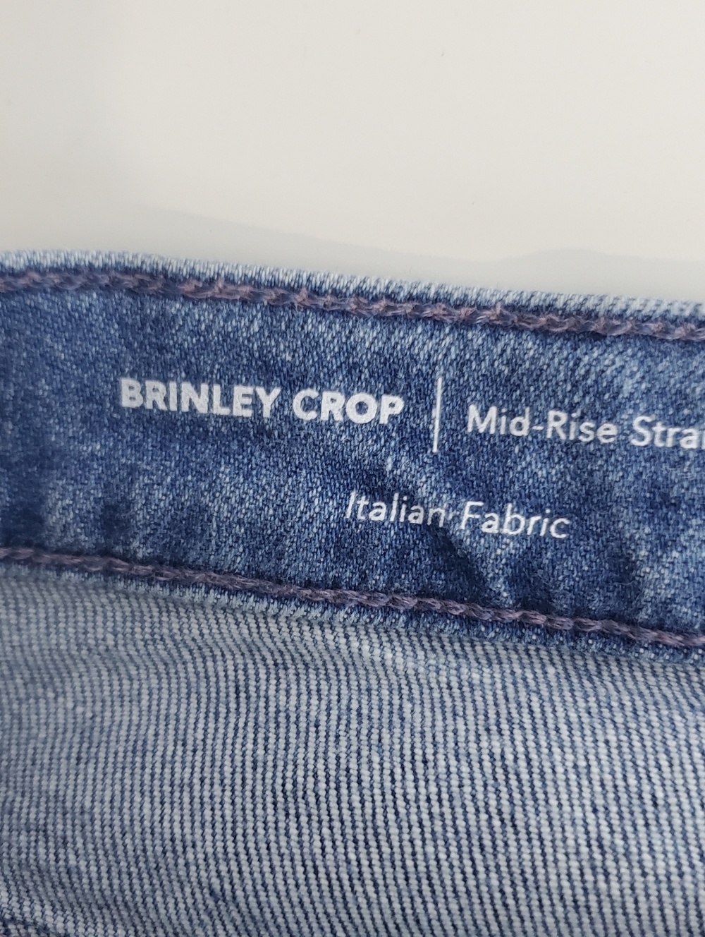Ag Adriano Goldschmied Brinley Crop Mid Rise Straight Jean Womens Size 32 - Picture 14 of 16